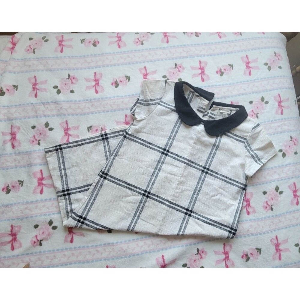 Cherokee girls plaid dress
